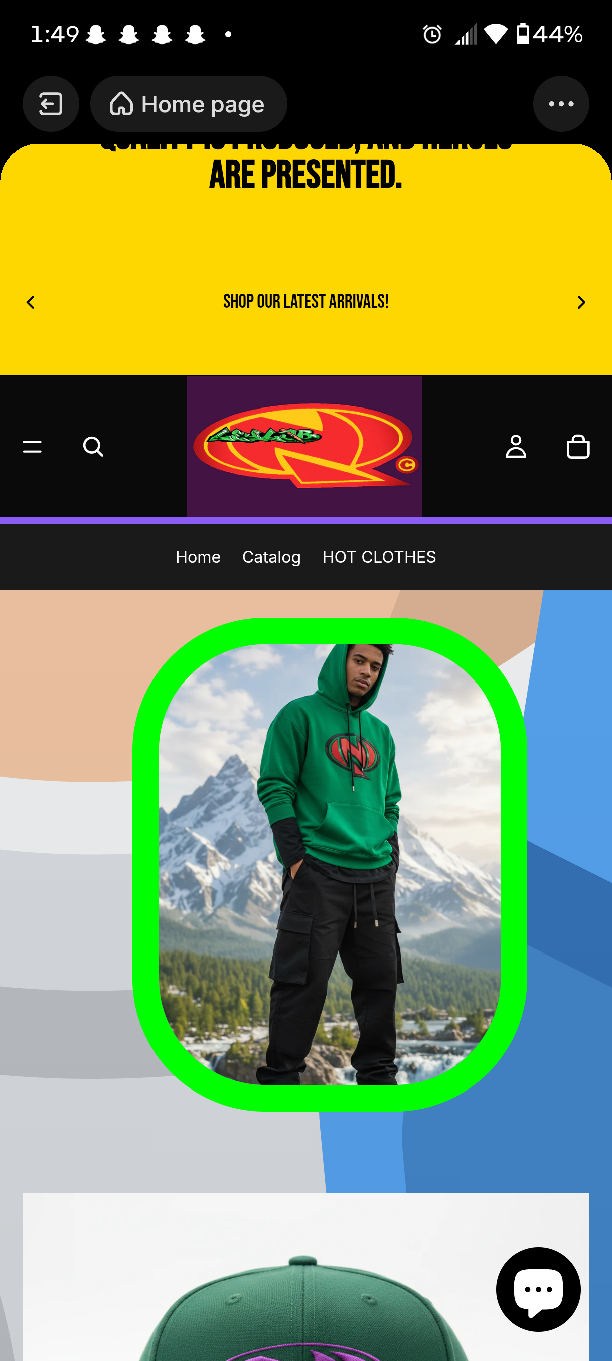 Higher Power stock magnet hoodie