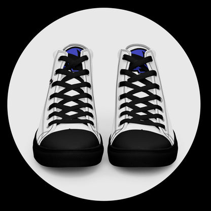 Men’s high top canvas shoes
