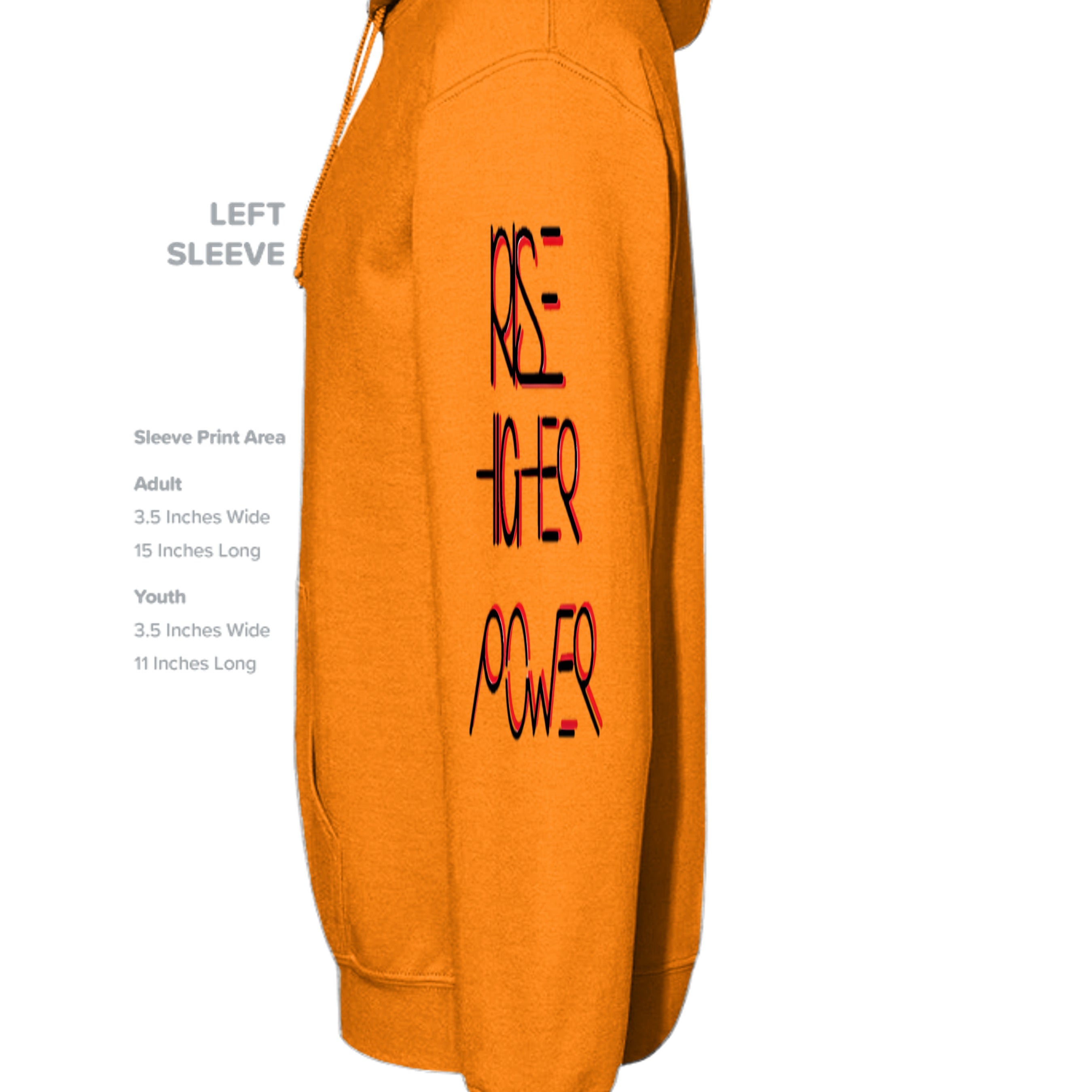 SAFETY ORANGE - G186 - SLEEVE_LEFT