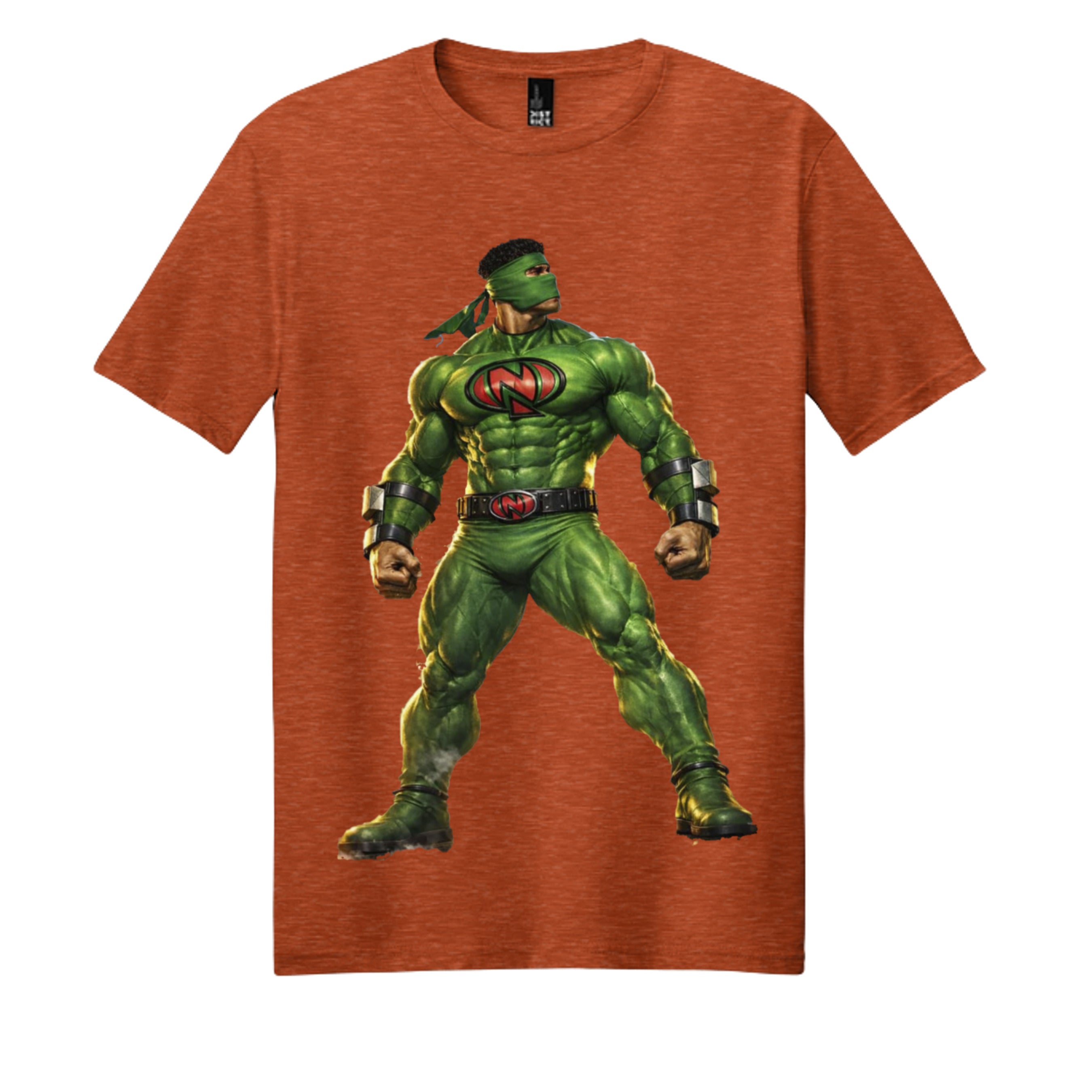 Deep Orange Heather - DM108 - FRONT
