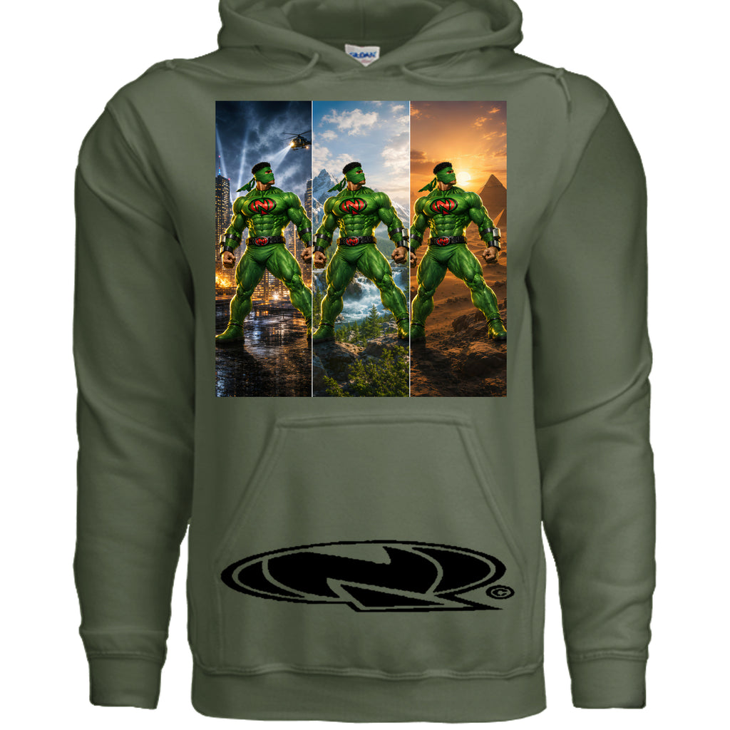 MILITARY GREEN - G185 - FRONT