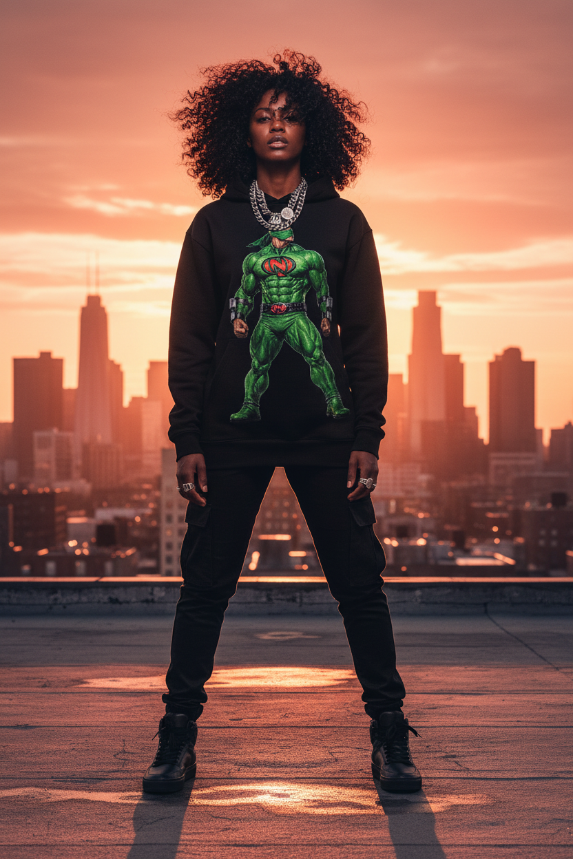 Nubian Questor Women's Hoodie Campaign