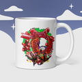 Taza blanca brillante